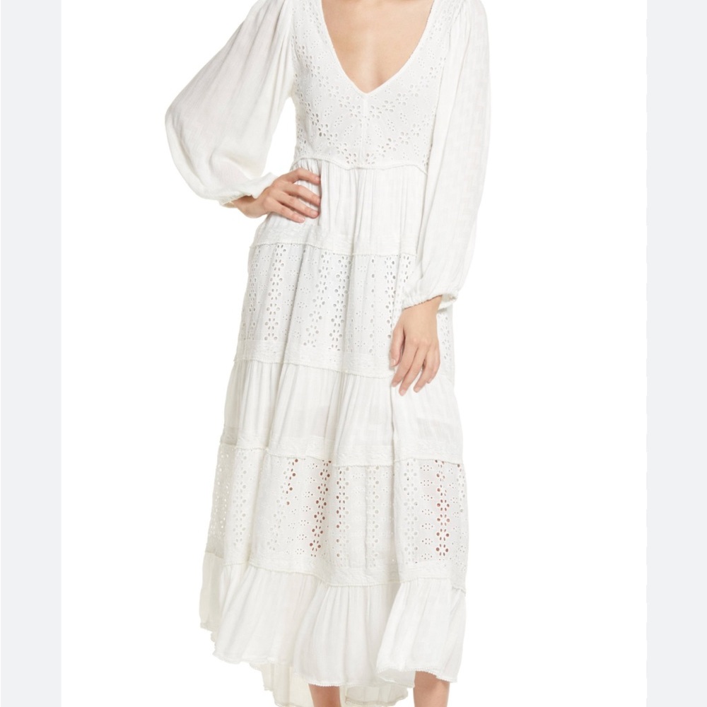 Free People Mockingbird Maxi White